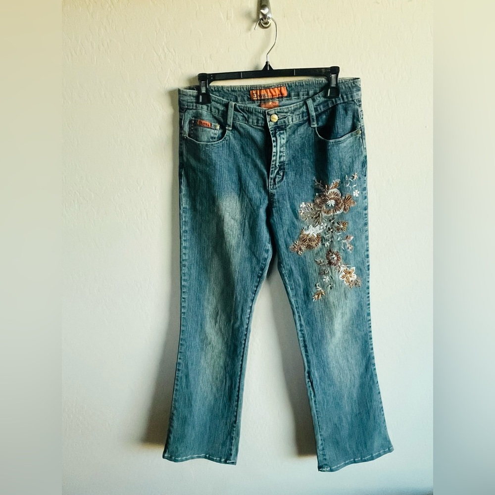 Daniel Original Design Y2K Floral Embellishment Floral Boho Whimsy Beaded Sz 12